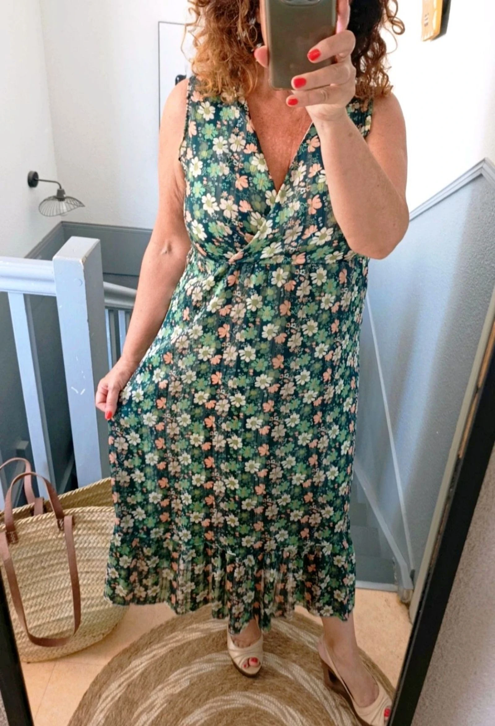 Vestido largo con flores Best Live talla 42 – photo 2